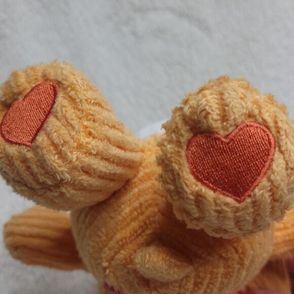 VTG 2003 Care Bears Tender Heart Chenille Plush Bear 9" by TCFC, Play Along Ltd - Picture 9 of 12